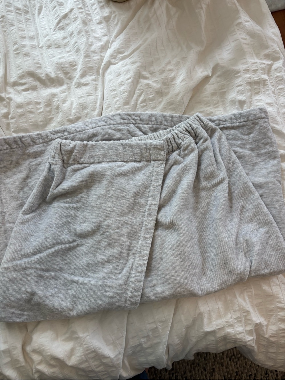 Light Gray Towel Wrap